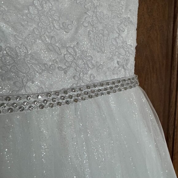 First Communion / Jr. Bridesmaid -Joan Calabrese Tulle Dress - Size 7 - … - Picture 4 of 15